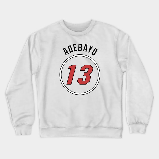 Adebayo Name and Number Crewneck Sweatshirt by Legendary